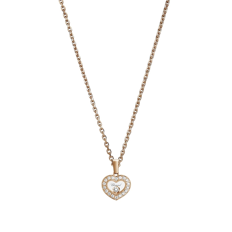 Gold-Anhänger Chopard Happy Diamonds 79A054-5201
