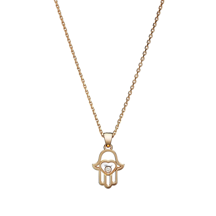 Gold-Anhänger Chopard Happy Diamonds 797864-5001