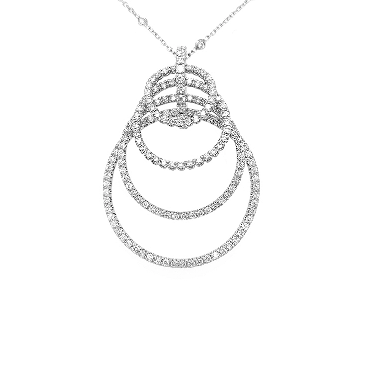 Gold-Anhänger mit Diamanten