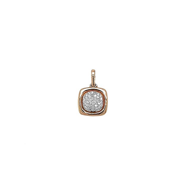 Gold-Anhänger mit Diamanten