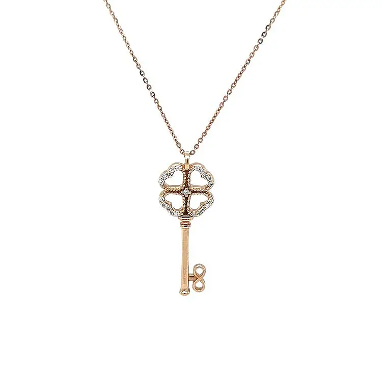 Gold-Anhänger mit Diamanten