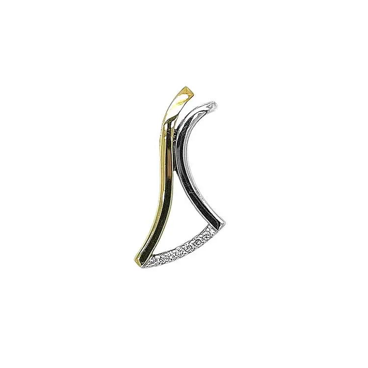 Gold-Anhänger mit Diamanten