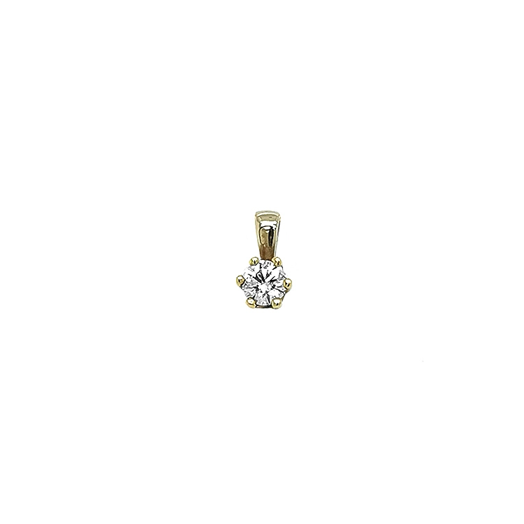 Gold-Anhänger mit Diamant
