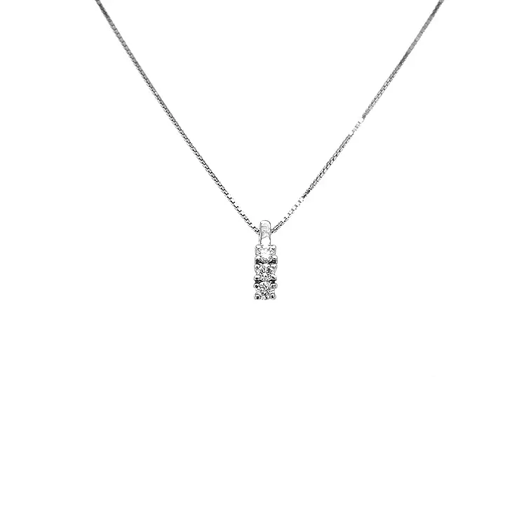 Gold-Anhänger mit Diamanten