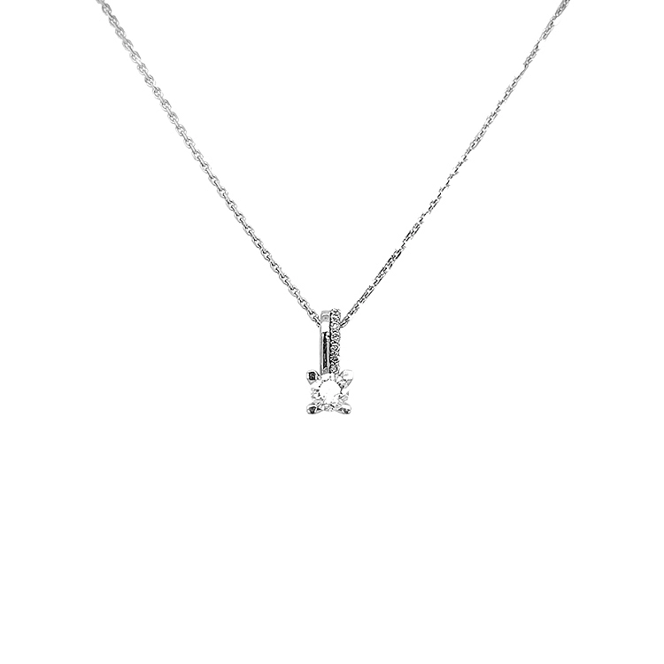Gold-Anhänger mit Diamanten
