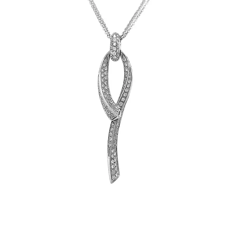 Gold-Anhänger mit Diamanten