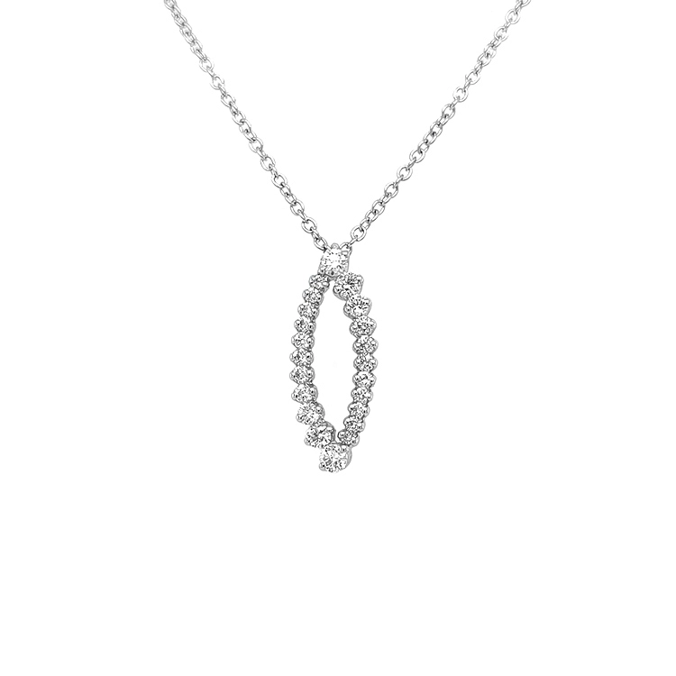 Gold-Anhänger mit Diamanten