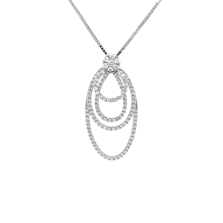 Gold-Anhänger mit Diamanten