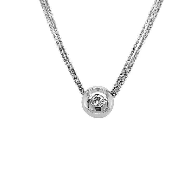 Gold-Anhänger mit Diamant