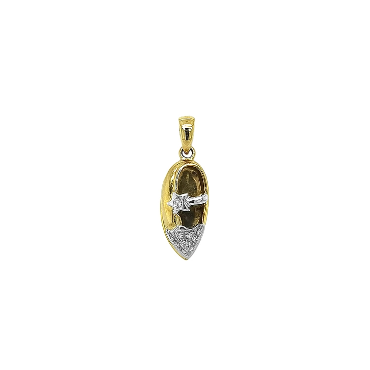 Gold-Anhänger mit Diamanten