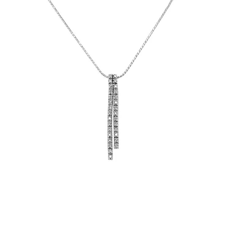 Gold-Anhänger mit Diamanten