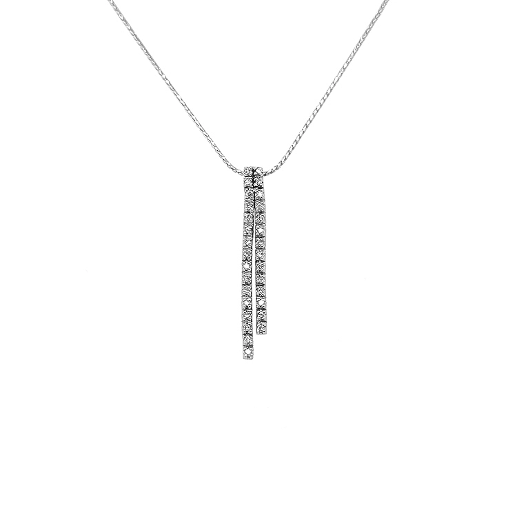 Gold-Anhänger mit Diamanten