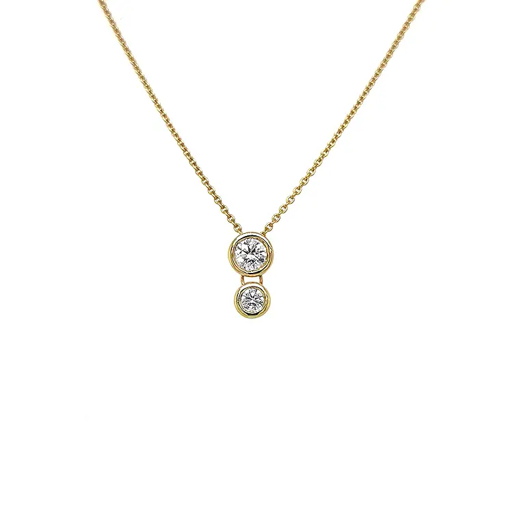 Gold-Anhänger mit Diamanten