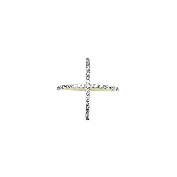 Gold-Anhänger mit Diamanten