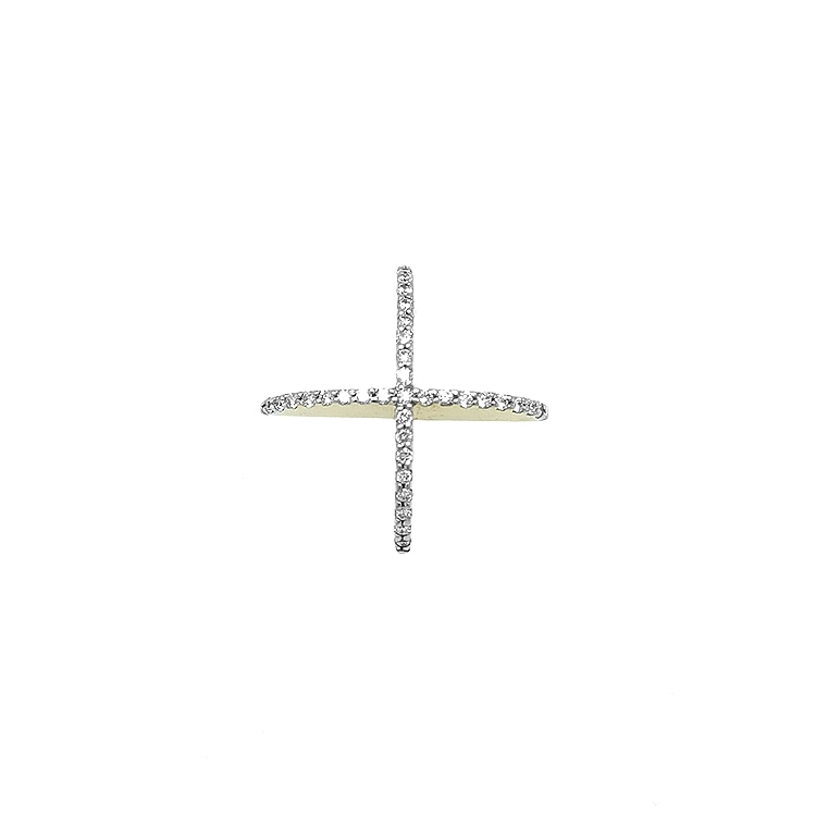 Gold-Anhänger mit Diamanten