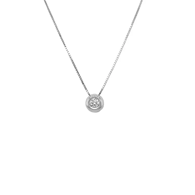 Gold-Anhänger mit Diamant