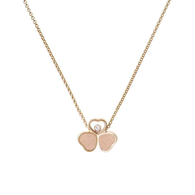 Gold-Anhänger Chopard Happy Hearts 81A083-5711