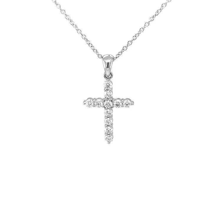 Goldenes Kreuz mit Diamanten