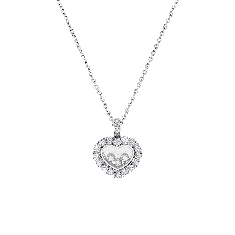 Gold-Anhänger Chopard Happy Diamonds 79A615-1001