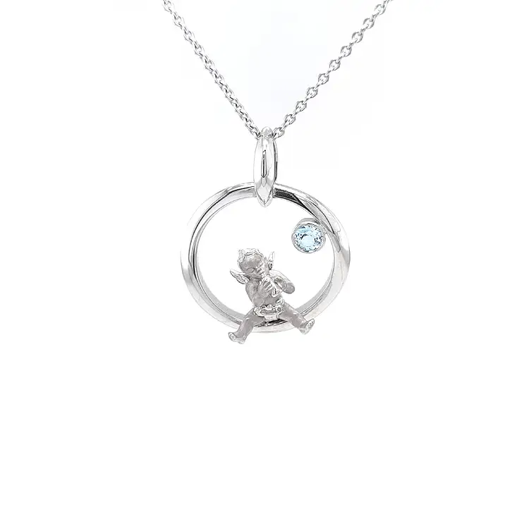 Gold-Anhänger Carrera y Carrera My Angel mit Topas