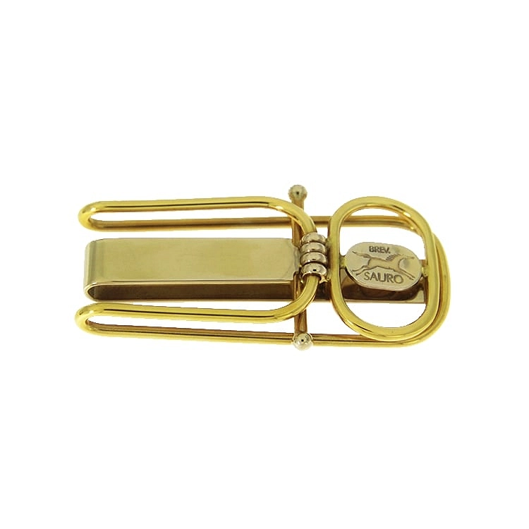 Goldene Geldklammer