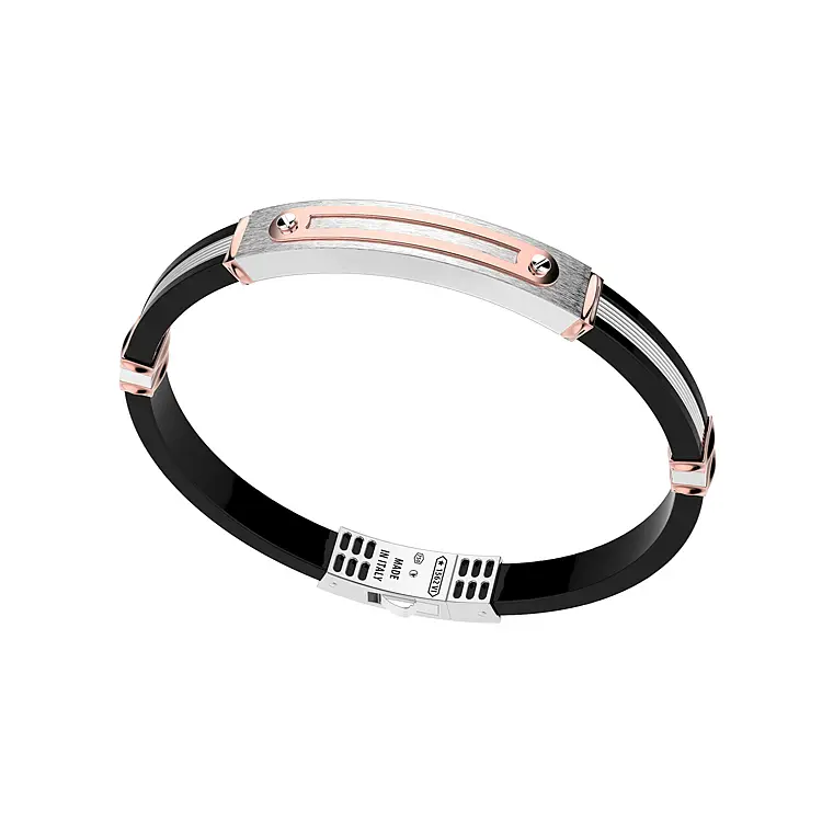 Gold Zancan Armband mit Gummi EB618BR