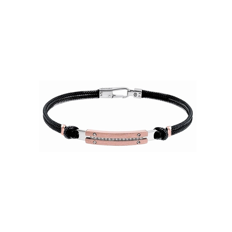 Gold Herrenarmband mit Diamanten