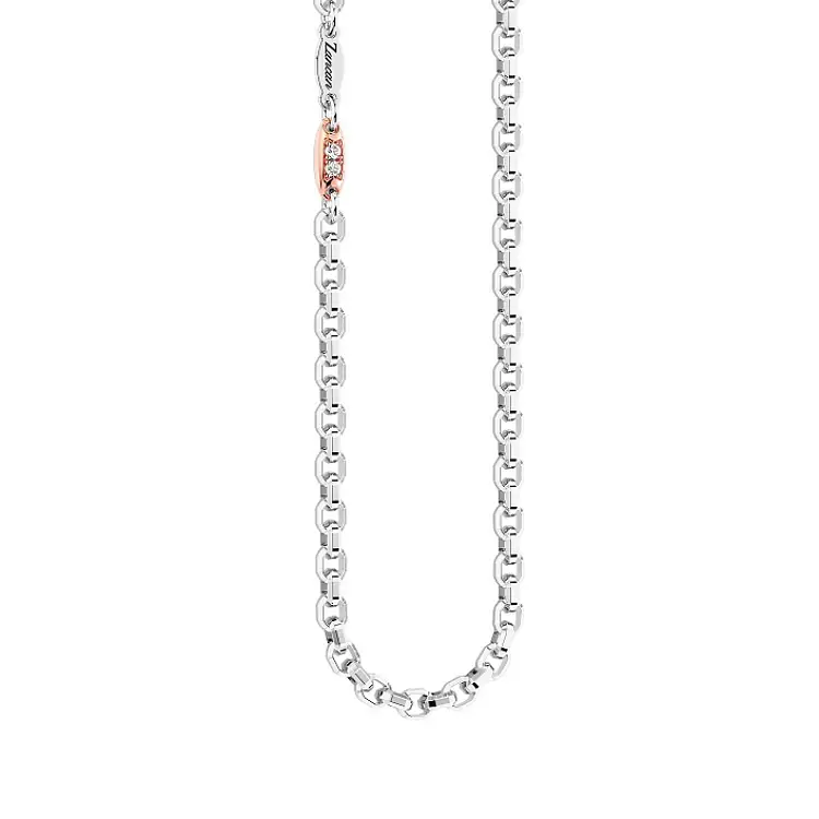 Gold Herren Zancan Kette mit Diamanten