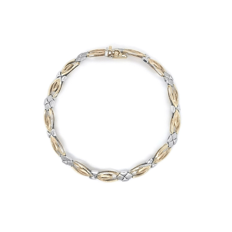 Gold-Kombi-Armband