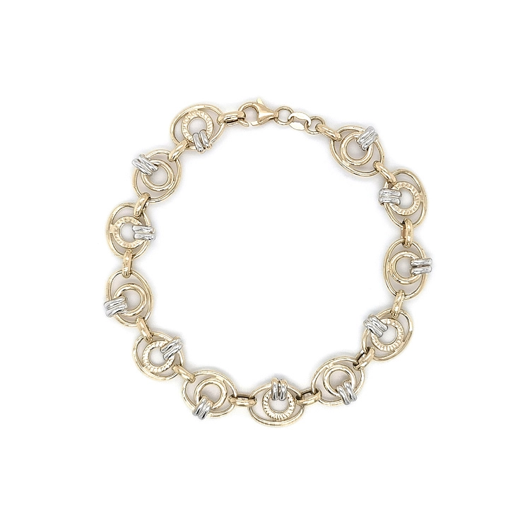 Damenarmband aus Kombinationsgold