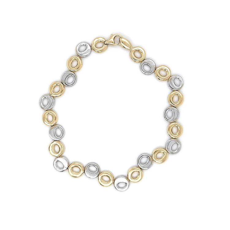 Gold-Kombi-Armband