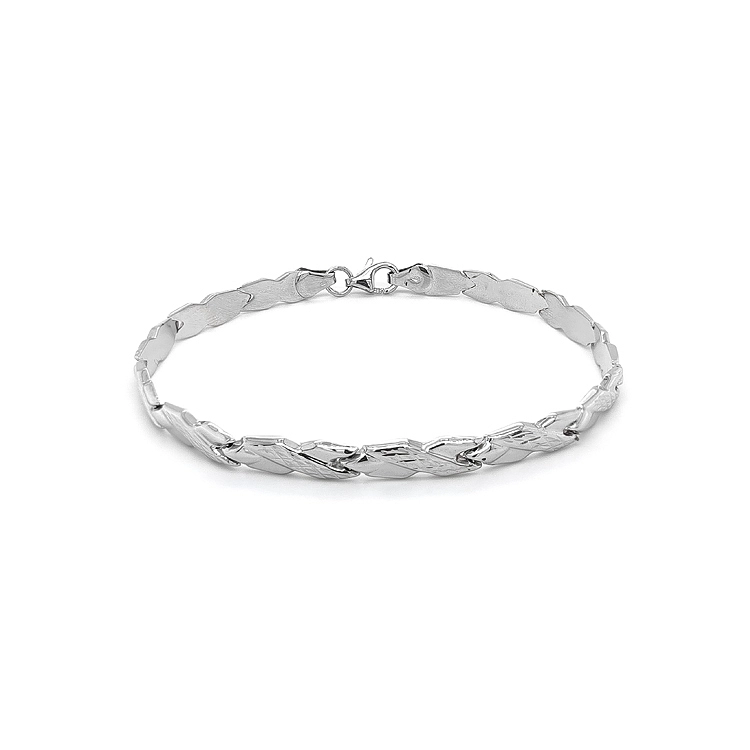 Weißgold-Armband