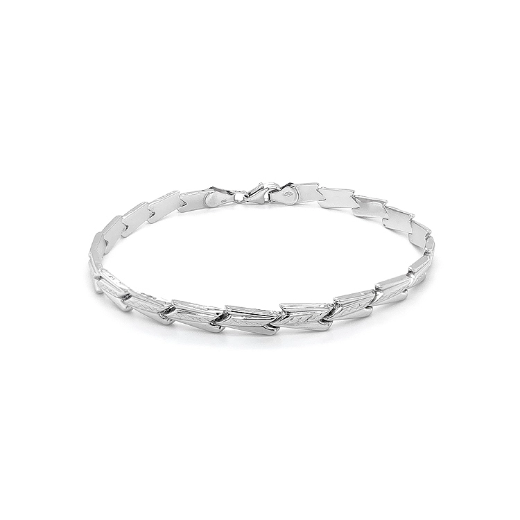 Weißgold-Armband