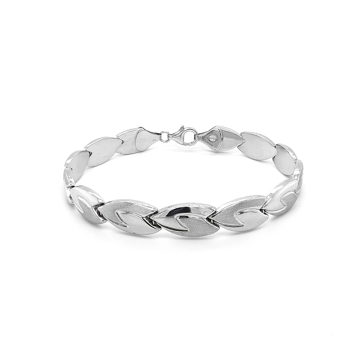 Weißgold-Armband