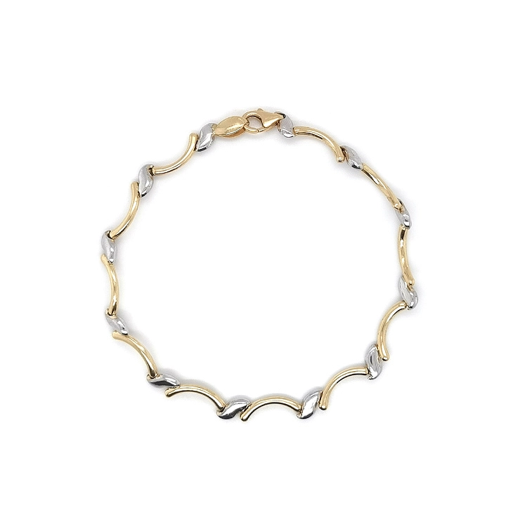 Gold-Kombi-Armband