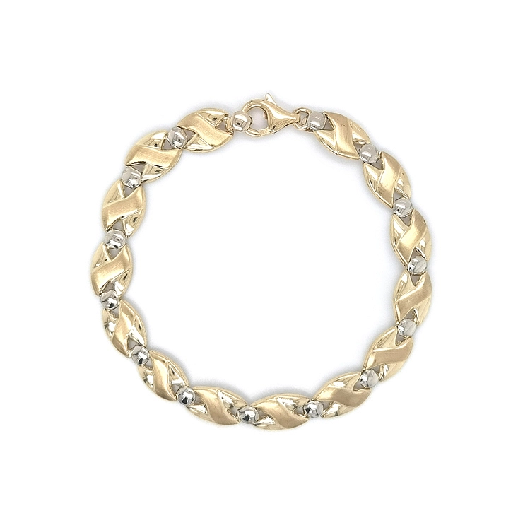 Gold-Kombi-Armband