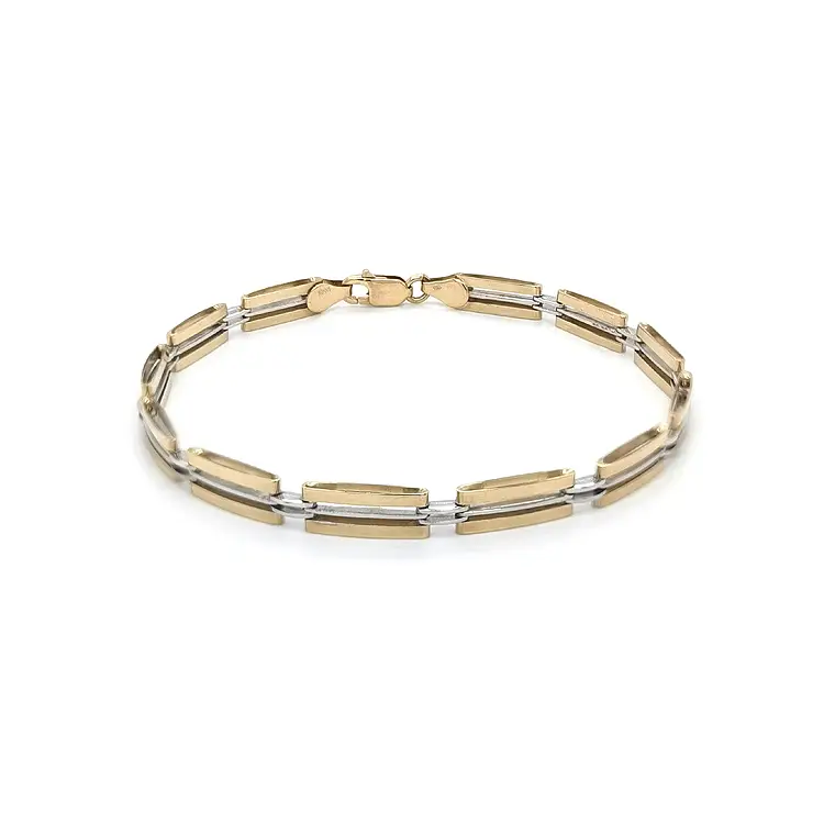 Gold-Kombi-Armband