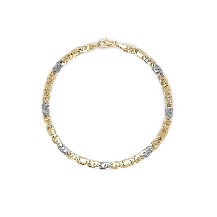 Gold-Kombi-Armband