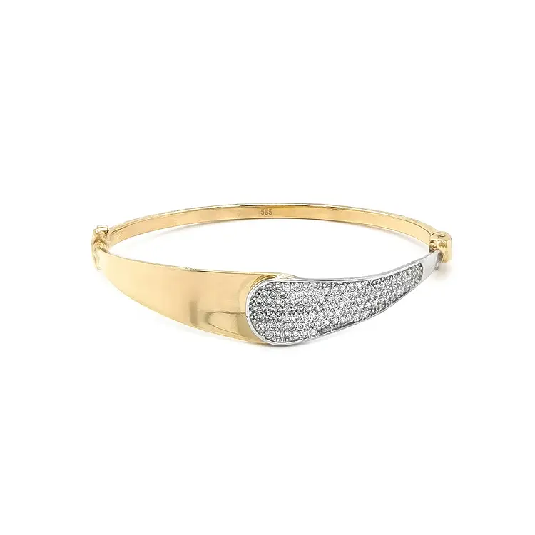 Goldarmband mit Zirkonen