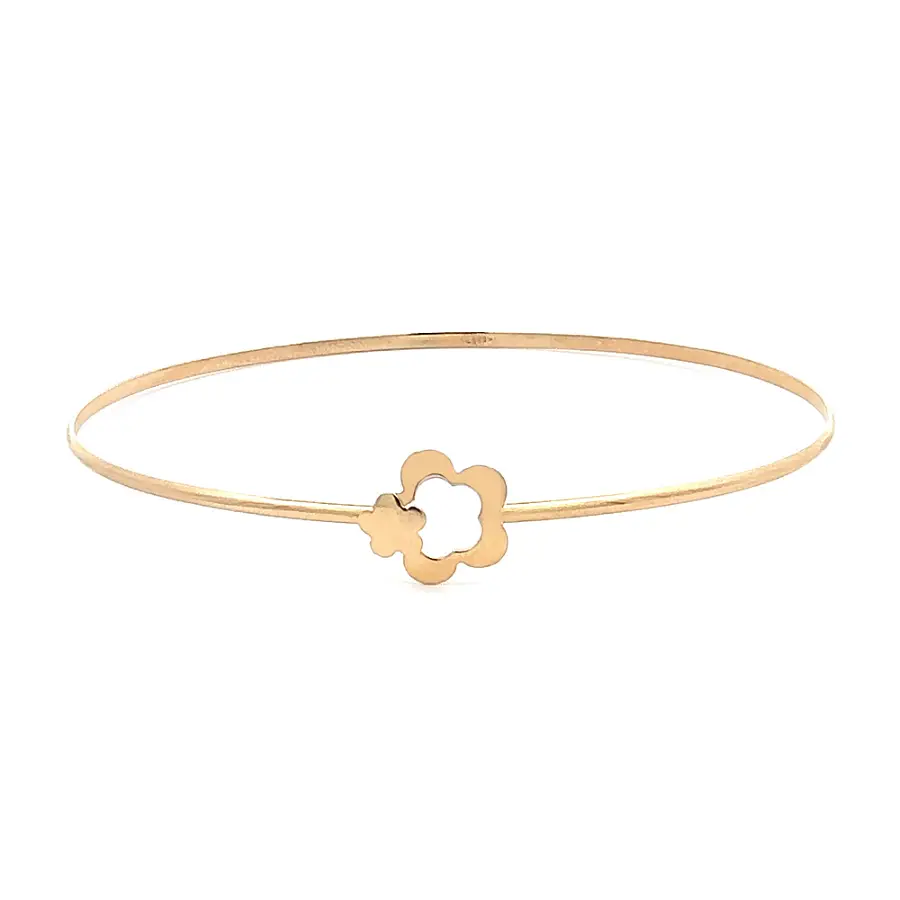 Gold-Armspange Armreif Blume