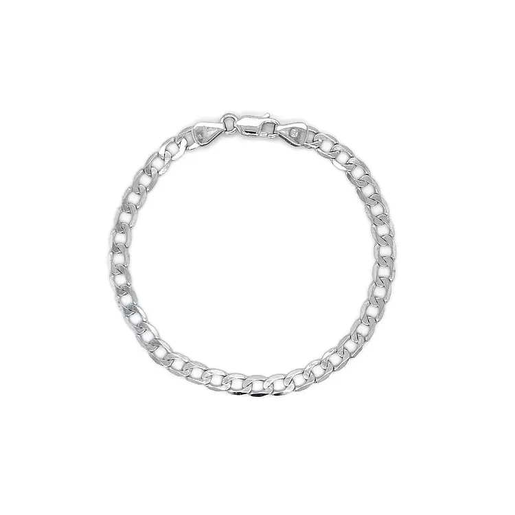 Weißgold-Gürteltier-Armband