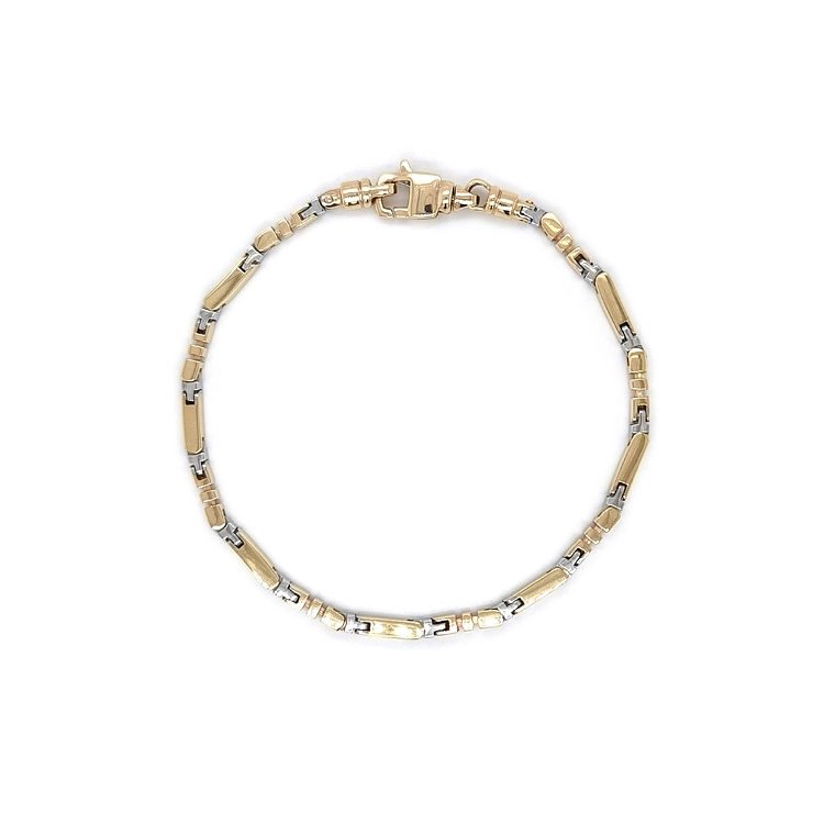 Gold Herrenarmband aus kombiniertem Gold