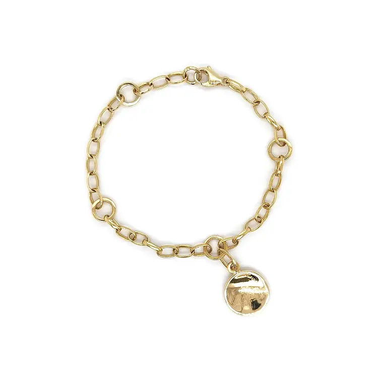 Goldarmband für Anhänger