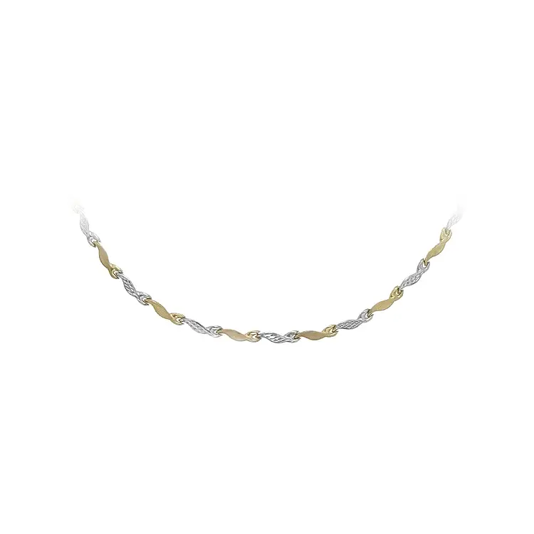 Damen-Halskette aus Kombinationsgold