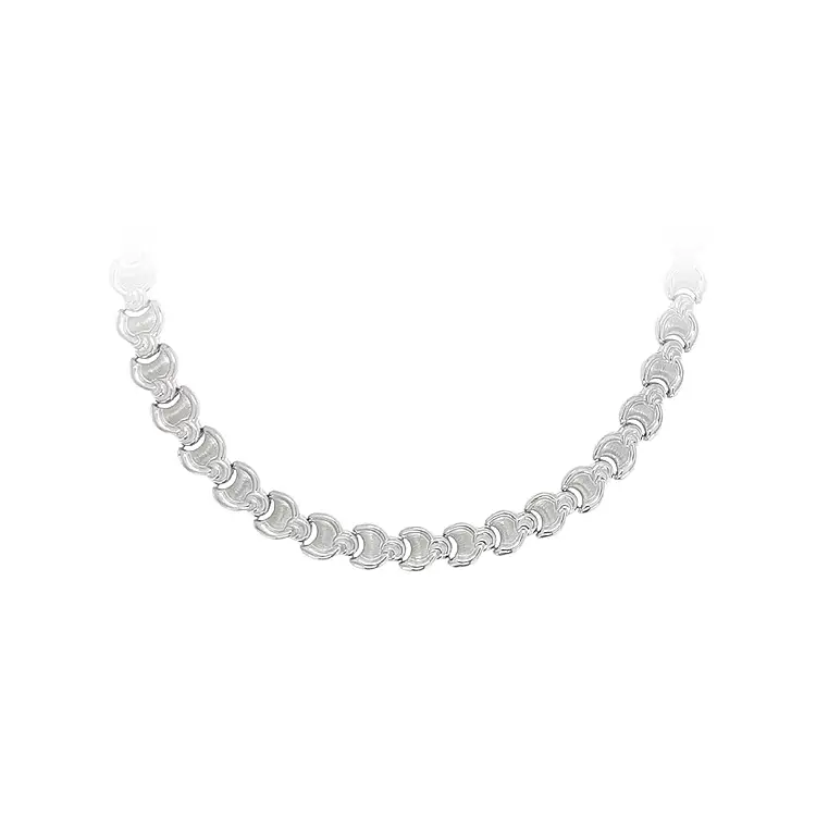 Damen Weißgold Halskette