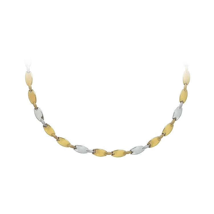 Damen-Halskette aus Kombinationsgold