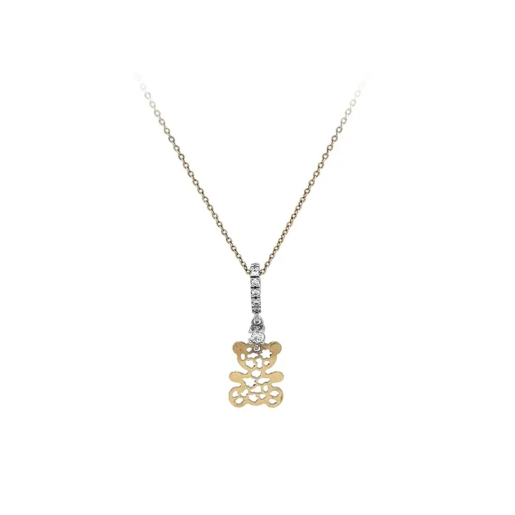 Gold Halskette Teddybär von Combined Gold