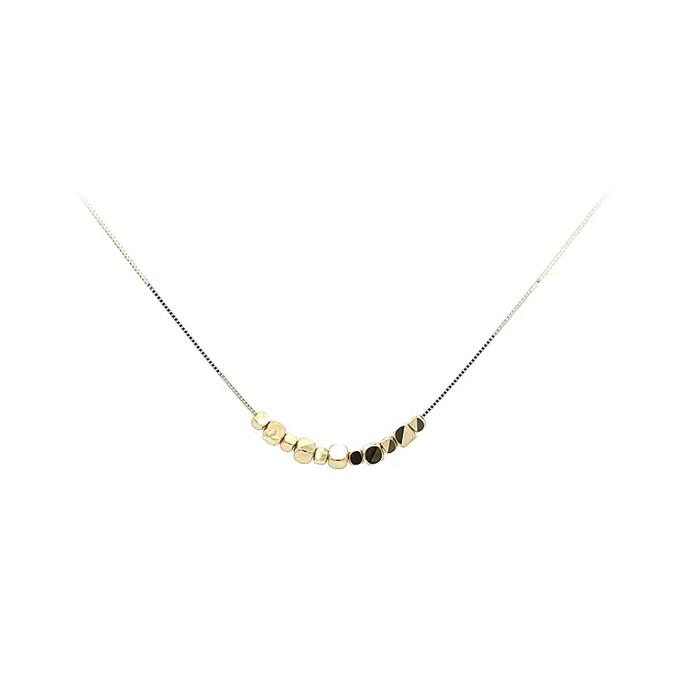 Goldwürfel-Halskette