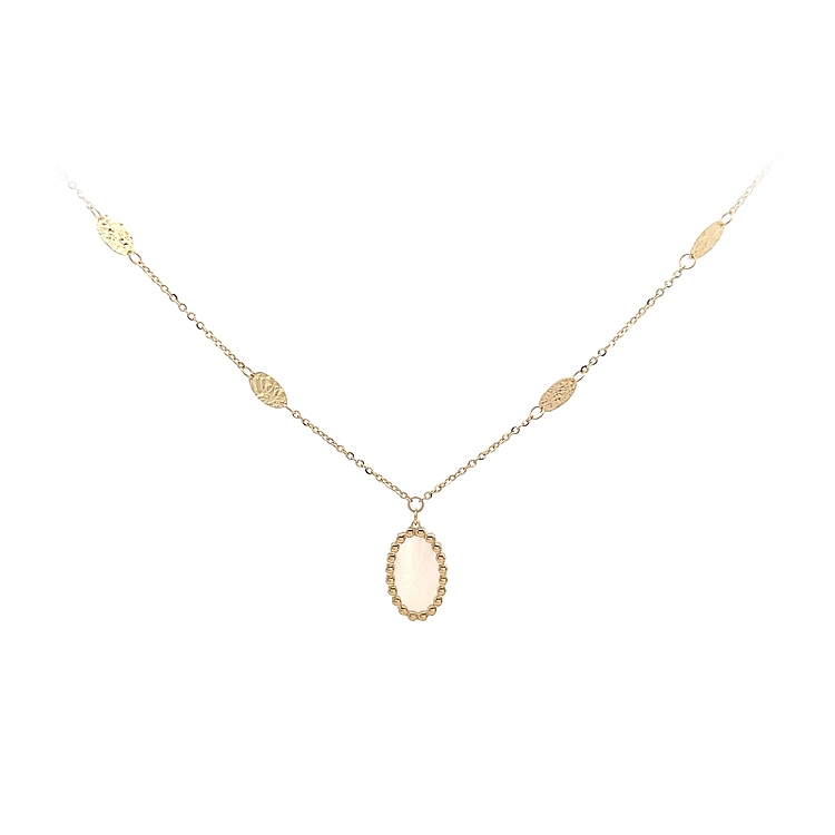 Gold Halskette mit Perle