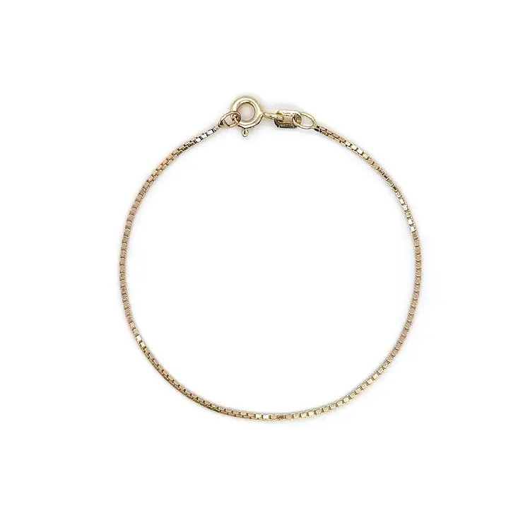 Goldener Baby-Würfel Armband - Würfel